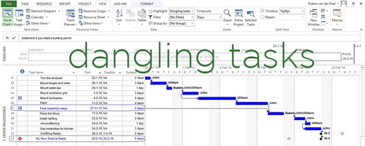 Check on dangling tasks