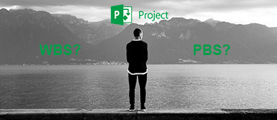 What are the PBS and WBS in MS Project?